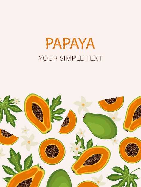 Sueños con papayas en el jardín