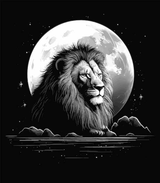 El león blanco y negro como símbolo de dominio en los sueños