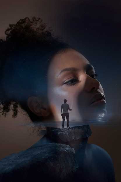 La cara azul en sueños